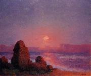 unknow artist Sunset of the Breton Coast Spain oil painting artist